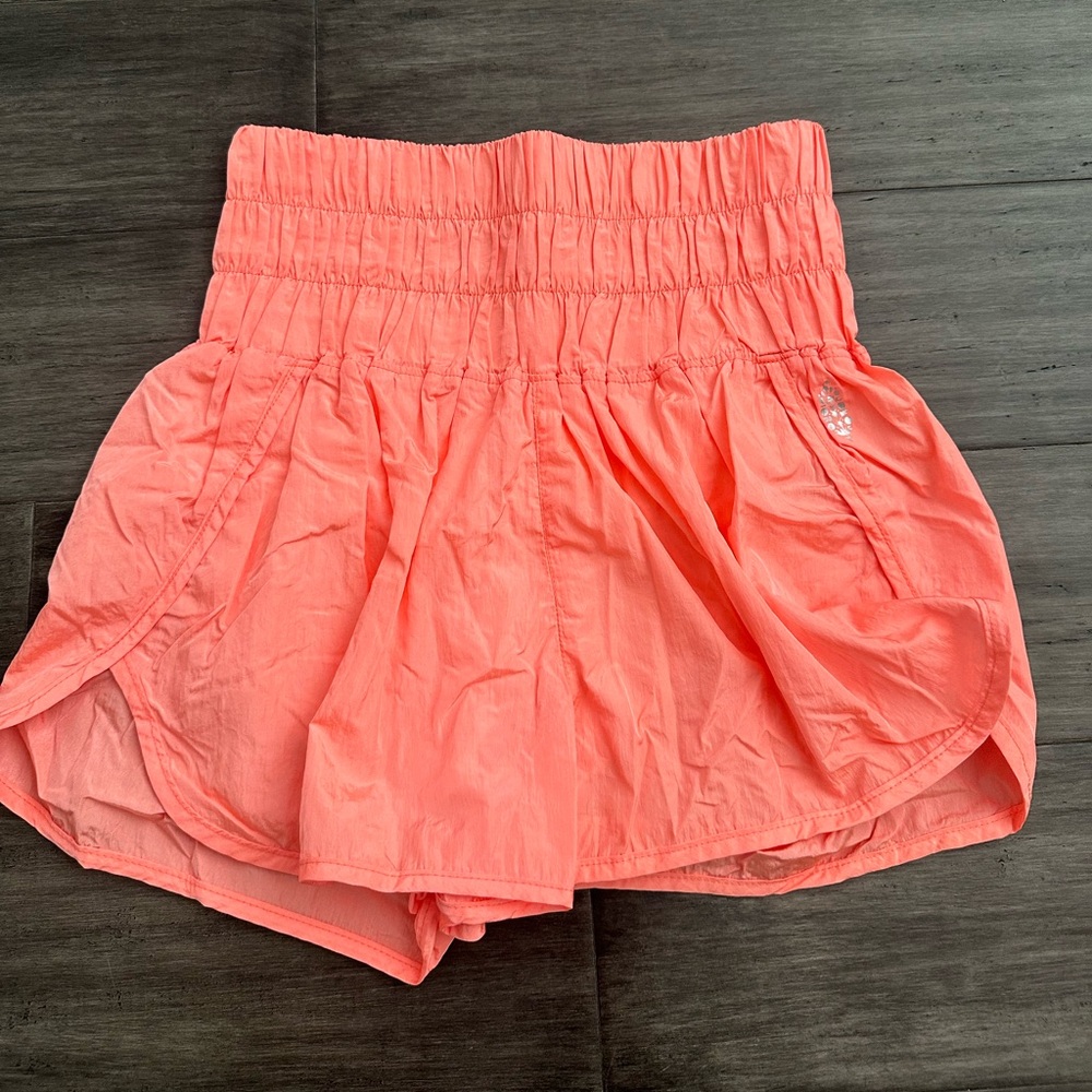 Free People Movement The Way Home Shorts Papaya Punch Size Small
